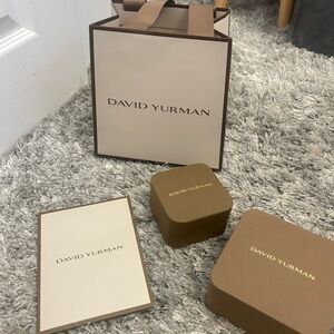 David Yurman Luxury Box Set in Cream and Brown